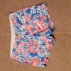 Lily Pulitzer Women's The Buttercup Scalloped Shorts